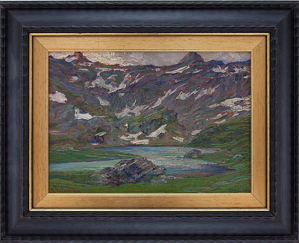 romano valori: Lago di montagna
